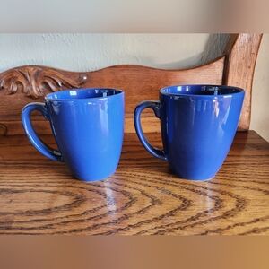 Blue Corelle Coffee Mugs